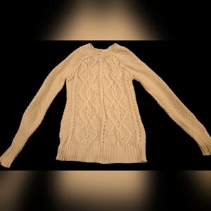 Forever 21 Beige Cable Knit Sweater